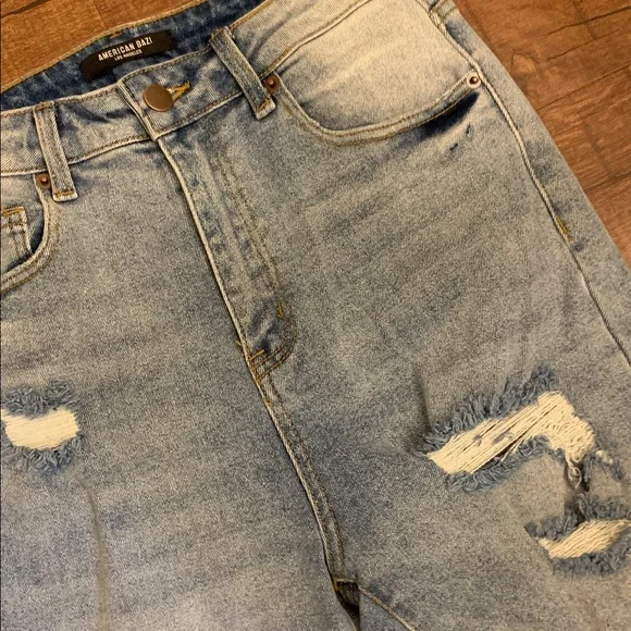 American Bazi high rise distressed jeans - Picture 2 of 7